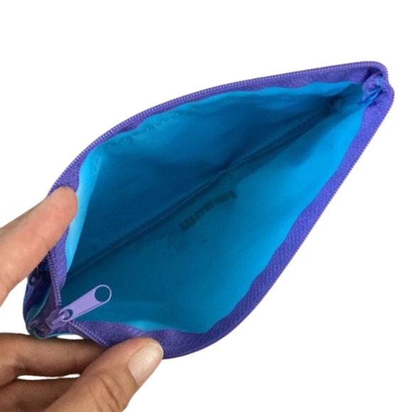 MOOMIN pencil case turquoise and purple flat envelope style MUUMI - Picture 4 of 5